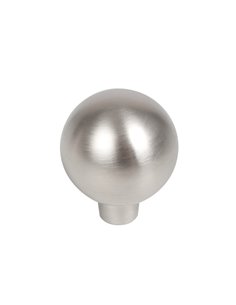 Pomo ESTAMP níquel cepillado ø 28 mm